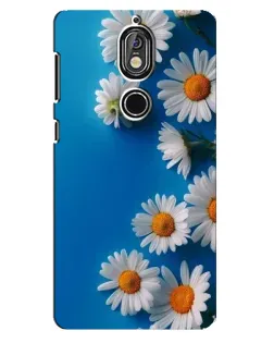 Чехол для Nokia 7 с картинкой «Белоснежные маргаритки»