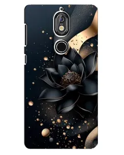 Чехол для Nokia 7 с картинкой «Черный лотос»