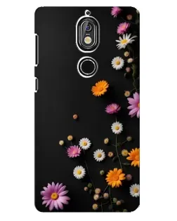 Чехол для Nokia 7 с картинкой «Цветочная композиция»
