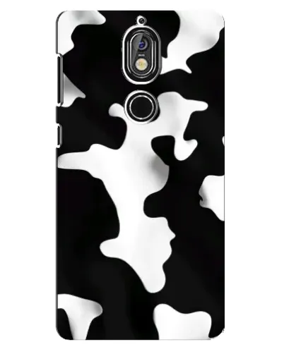 Чехол для Nokia 7 с картинкой «Черно-белое пятно»