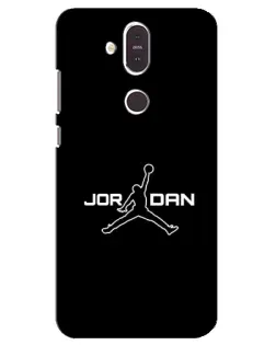 Чохол для Nokia 8.1 (2018) з картинкою «Nike Pink Swirl»