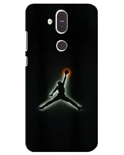 Чохол для Nokia 8.1 (2018) з картинкою «Jordan Gradient Logo»