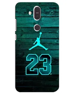 Чохол для Nokia 8.1 (2018) з картинкою «Jordan Cyan 23»