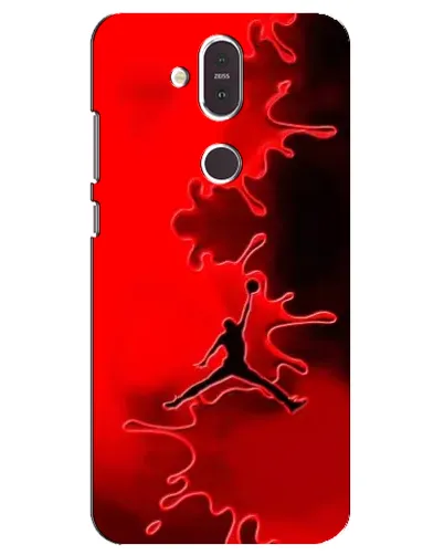 Чохол для Nokia 8.1 (2018) з картинкою «Jordan Red Smoke»