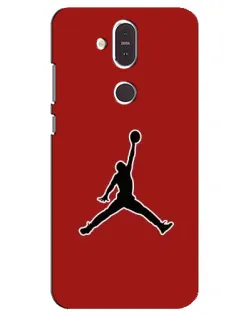 Чохол для Nokia 8.1 (2018) з картинкою «Jordan Red Back»
