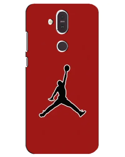 Чохол для Nokia 8.1 (2018) з картинкою «Jordan Red Back»