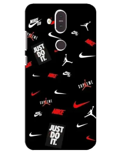 Чохол для Nokia 8.1 (2018) з картинкою «Nike Mix Pattern»