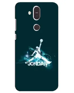 Чохол для Nokia 8.1 (2018) з картинкою «Jordan Blue Fire»