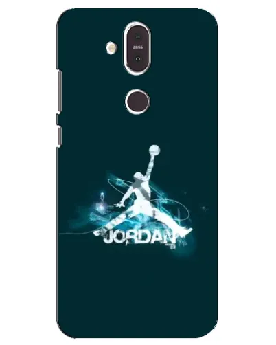 Чохол для Nokia 8.1 (2018) з картинкою «Jordan Blue Fire»