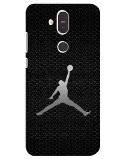 Чохол для Nokia 8.1 (2018) з картинкою «Jordan Dark Carbon»