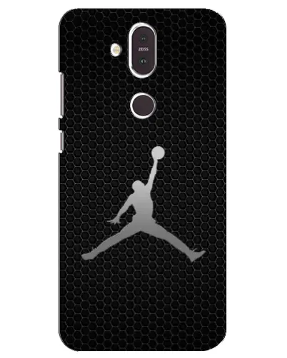 Чохол для Nokia 8.1 (2018) з картинкою «Jordan Dark Carbon»