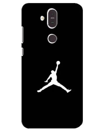 Чохол для Nokia 8.1 (2018) з картинкою «Jordan Silhouette»