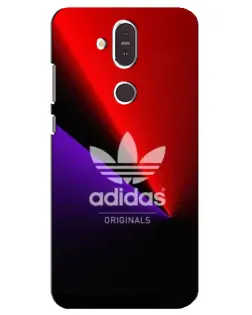 Чохол для Nokia 8.1 (2018) з картинкою «Adidas Red Neon»