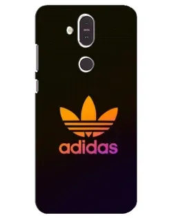 Чохол для Nokia 8.1 (2018) з картинкою «Градієнт Adidas»