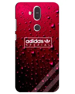 Чохол для Nokia 8.1 (2018) з картинкою «Adidas Gold Marble»