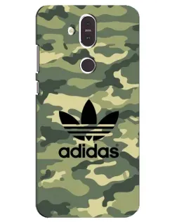 Чохол для Nokia 8.1 (2018) з картинкою «Мілітарі стиль Adidas»