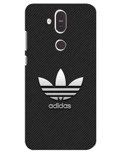 Чохол для Nokia 8.1 (2018) з картинкою «Adidas Карбонова текстура» Чохол для Nokia 8.1 (2018) з картинкою «Adidas Карбонова текстура»