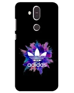Чохол для Nokia 8.1 (2018) з картинкою «Вибух фарб Adidas»