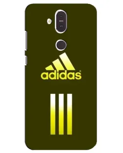 Чохол для Nokia 8.1 (2018) з картинкою «Оливковий градієнт Adidas»