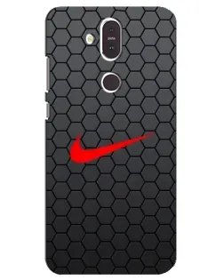 Чохол для Nokia 8.1 (2018) з картинкою «Nike — карбонова сітка» Чохол для Nokia 8.1 (2018) з картинкою «Nike — карбонова сітка»