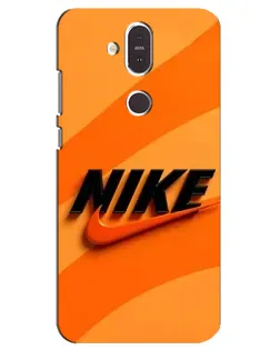 Чохол для Nokia 8.1 (2018) з картинкою «Помаранчевий драйв Nike» Чохол для Nokia 8.1 (2018) з картинкою «Помаранчевий драйв Nike»