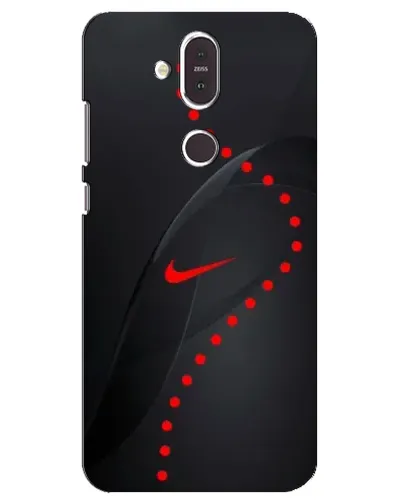 Чохол для Nokia 8.1 (2018) з картинкою «Абстрактний дизайн Nike»