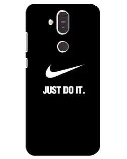 Чохол для Nokia 8.1 (2018) з картинкою «Класичний принт Nike»
