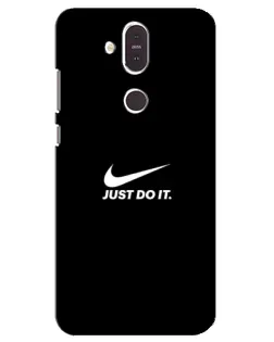 Чохол для Nokia 8.1 (2018) з картинкою «Мінімалізм від Nike»