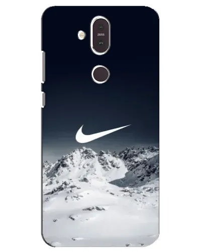Чохол для Nokia 8.1 (2018) з картинкою «Nike — зимові гори»