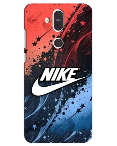Чохол для Nokia 8.1 (2018) з картинкою «Градієнтний принт Найк»