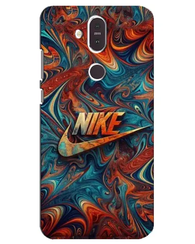 Чохол для Nokia 8.1 (2018) з картинкою «Nike в абстракції»
