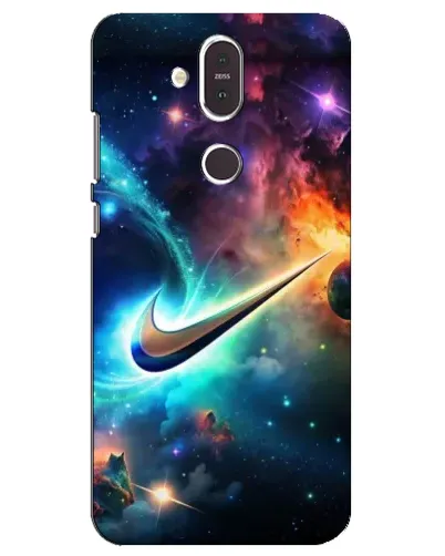 Чохол для Nokia 8.1 (2018) з картинкою «Космічний Nike Swoosh»