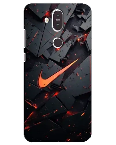Чохол для Nokia 8.1 (2018) з картинкою «Nike — ефект розломів»