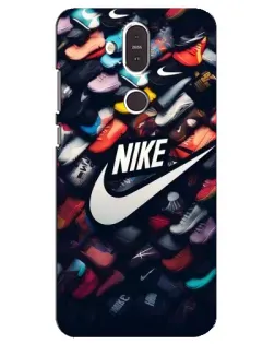 Чохол для Nokia 8.1 (2018) з картинкою «Колекція кросівок Nike»