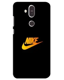 Чохол для Nokia 8.1 (2018) з картинкою «Золотий логотип Nike»