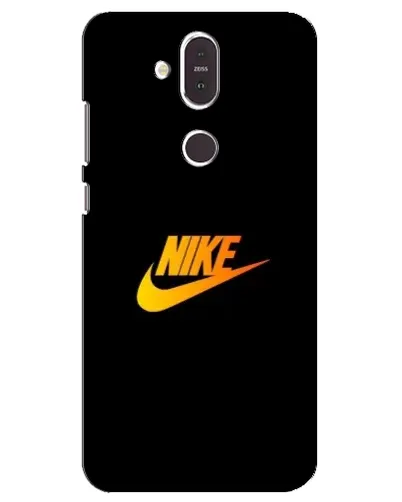 Чохол для Nokia 8.1 (2018) з картинкою «Золотий логотип Nike»