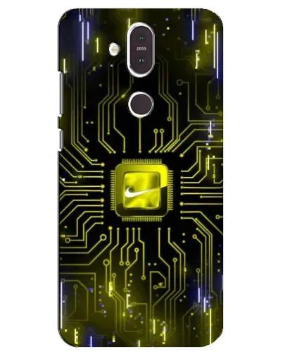 Чохол для Nokia 8.1 (2018) з картинкою «Nike — золота іскра»
