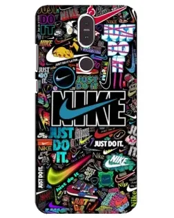 Чехол для Nokia 8.1 (2018) с картинкой «Яркий коллаж Nike» Чехол для Nokia 8.1 (2018) с картинкой «Яркий коллаж Nike»