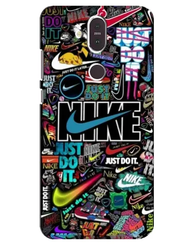 Чехол для Nokia 8.1 (2018) с картинкой «Яркий коллаж Nike» Чехол для Nokia 8.1 (2018) с картинкой «Яркий коллаж Nike»