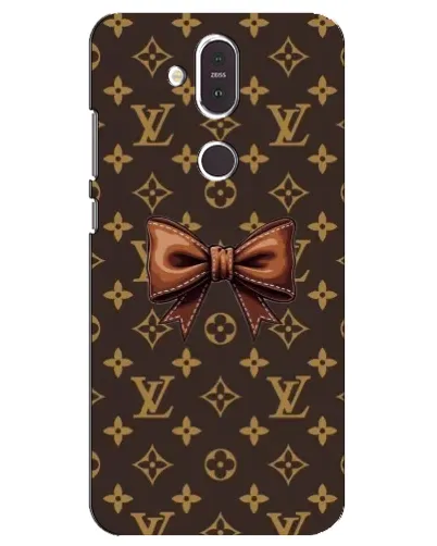 Чохол для Nokia 8.1 (2018) з картинкою «LV з бантом»