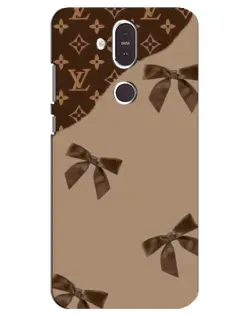 Чохол для Nokia 8.1 (2018) з картинкою «LV — кавовий атлас»