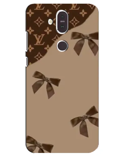 Чохол для Nokia 8.1 (2018) з картинкою «LV — кавовий атлас»
