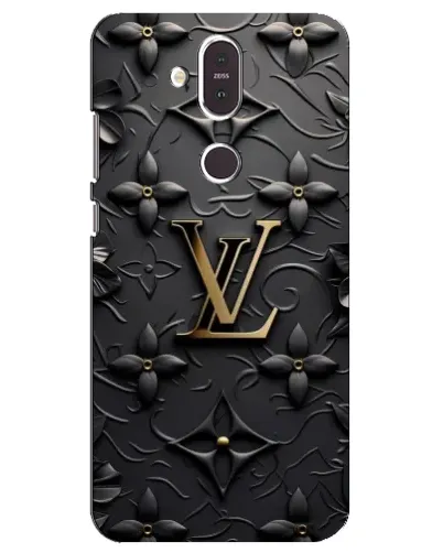Чохол для Nokia 8.1 (2018) з картинкою «Шкіряна текстура LV»