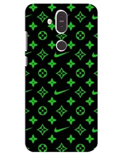 Чохол для Nokia 8.1 (2018) з картинкою «Неоновий принт LV»
