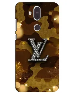 Чохол для Nokia 8.1 (2018) з картинкою «Камуфляжний Louis Vuitton»