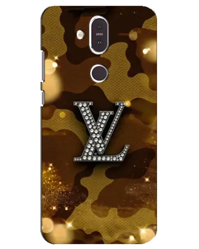 Чохол для Nokia 8.1 (2018) з картинкою «Камуфляжний Louis Vuitton»