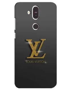 Чохол для Nokia 8.1 (2018) з картинкою «Градієнт Louis Vuitton»