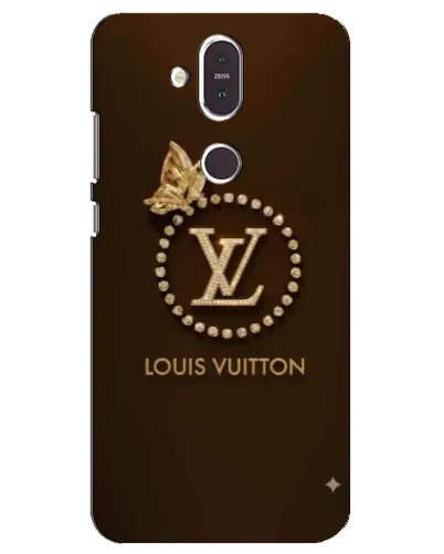 Чохол для Nokia 8.1 (2018) з картинкою «LV — золота печатка»