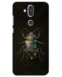 Чохол для Nokia 8.1 (2018) з картинкою «LV — мармуровий принт»