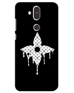 Чохол для Nokia 8.1 (2018) з картинкою «Квіткова монограма»